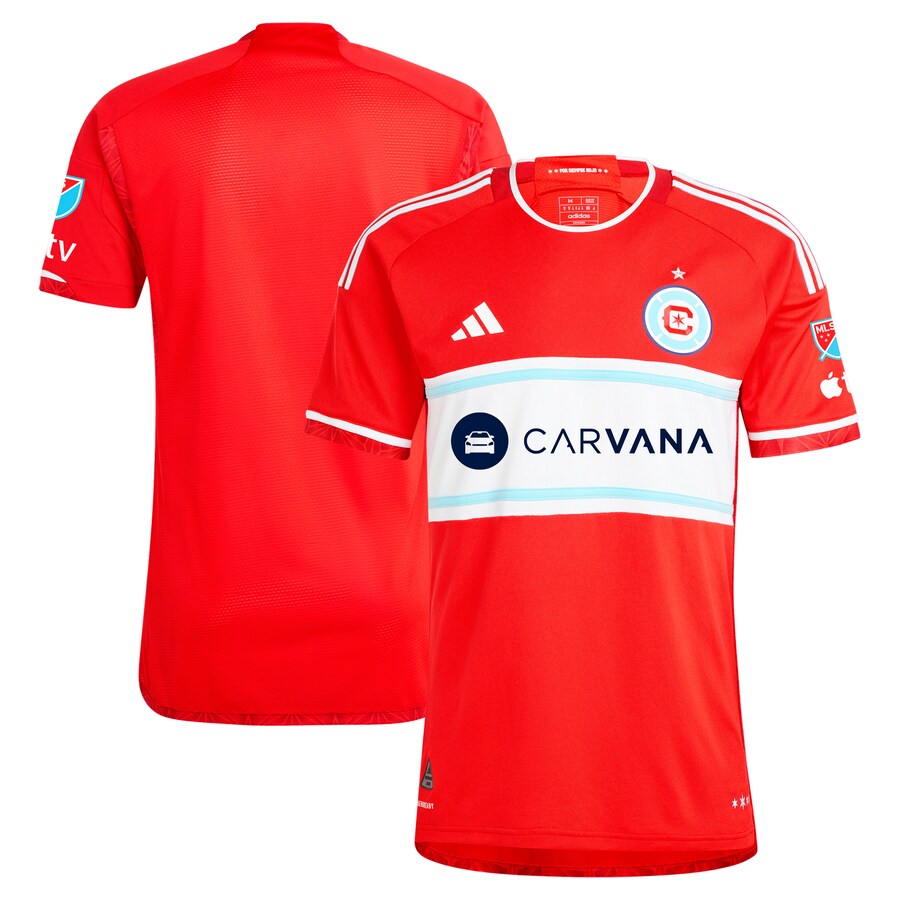 Men's Chicago Fire adidas Red 2024 Return To Red Authentic Jersey