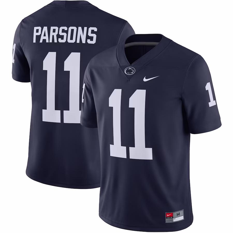 Micah Parsons Penn State Nittany Lions Nike 2021 Draft Class Game Jersey - Navy