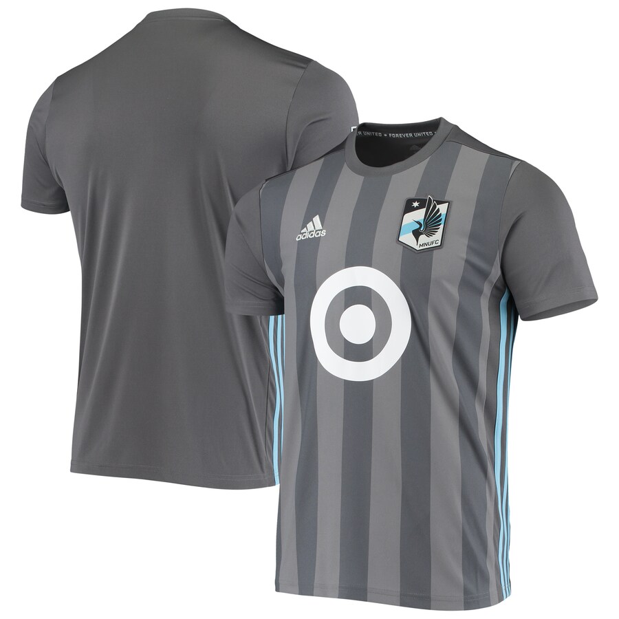 Men's Minnesota United FC adidas Gray 2018/19 Primary Replica Team Jersey