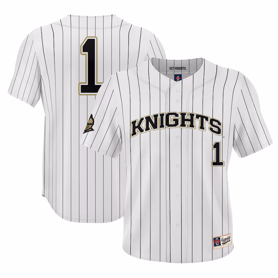 #1 UCF Knights GameDay Greats Lightweight Baseball Jersey - White