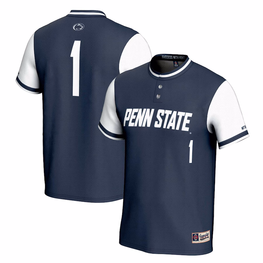 #1 Penn State Nittany Lions GameDay Greats Youth Lightweight Softball Jersey - Navy
