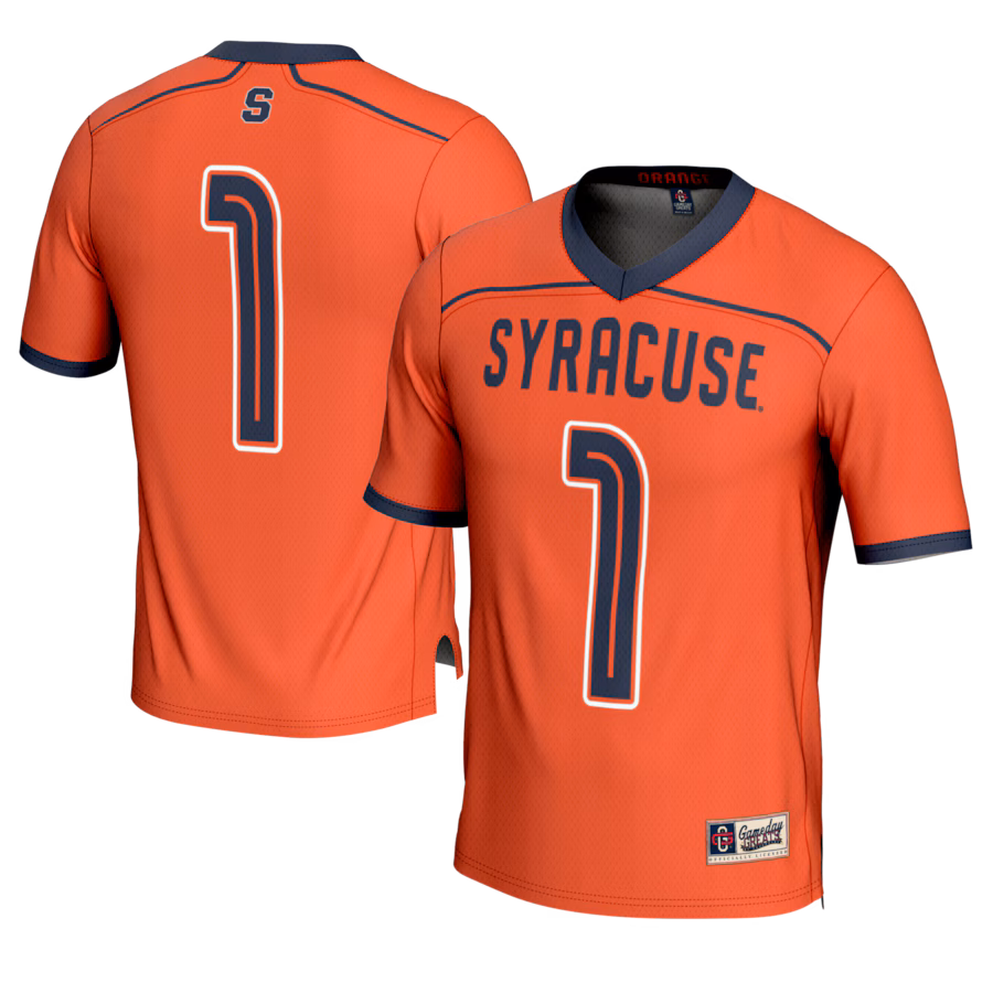 Youth GameDay Greats #1 Orange Syracuse Orange Lightweight Lacrosse Fashion Jersey