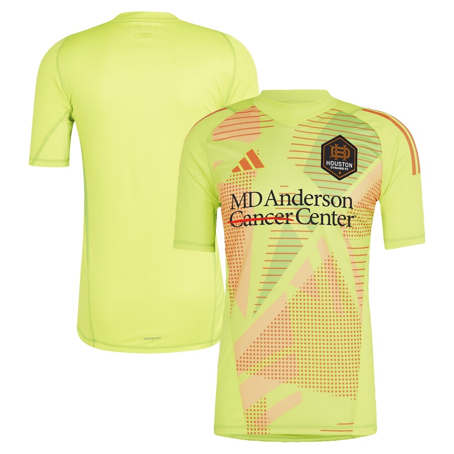 Men's Houston Dynamo FC adidas Yellow 2024 Goalkeeper Jersey