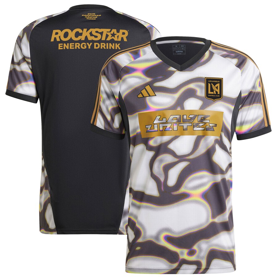 Men's LAFC adidas Black 2024 Pride Pre-Match Top