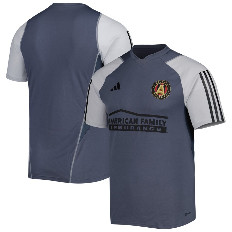 Men's Atlanta United FC adidas Gray 2023 On-Field Training Jersey