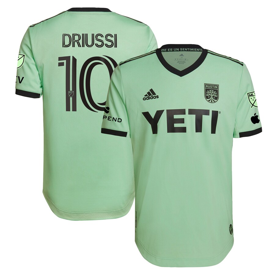 Men's Austin FC Sebastián Driussi adidas Mint 2023 The Sentimiento Kit Authentic Player Jersey