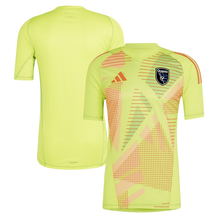 Men's San Jose Earthquakes adidas Yellow 2024 Goalkeeper Jersey