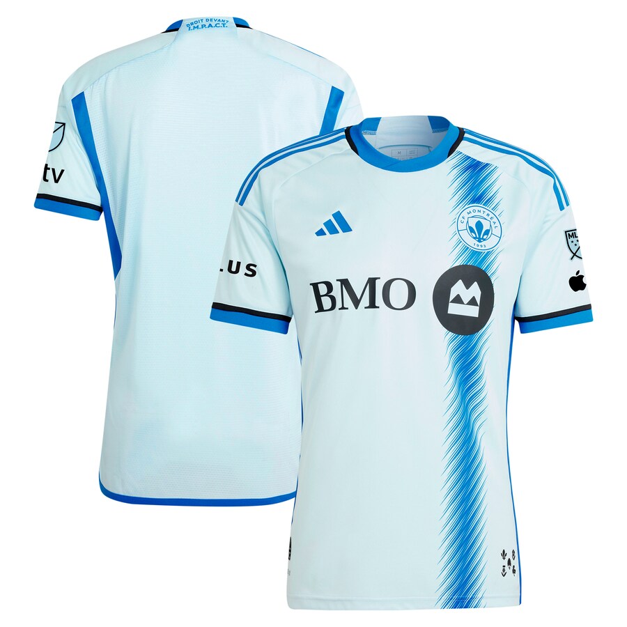 Men's CF Montreal adidas Light Blue 2024 La Main Authentic Jersey