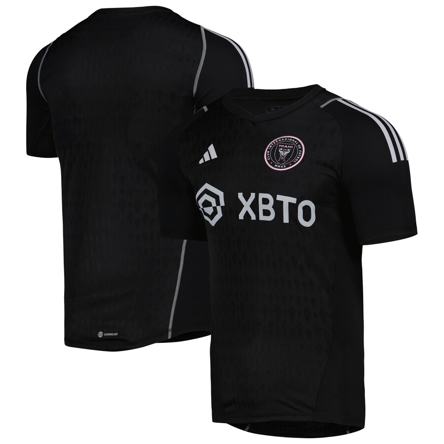 Men's Inter Miami CF adidas Black 2023 Replica Goalkeeper Jersey