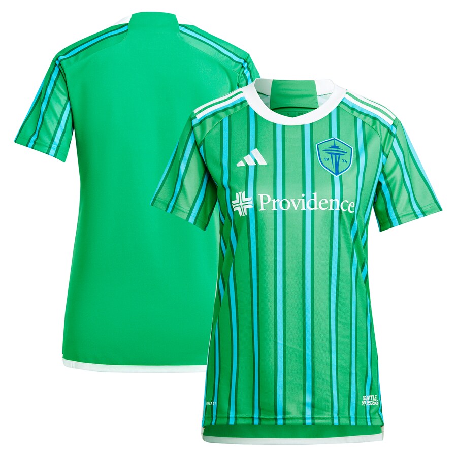 Women's Seattle Sounders FC  adidas Green 2024 The Anniversary Kit Replica Jersey