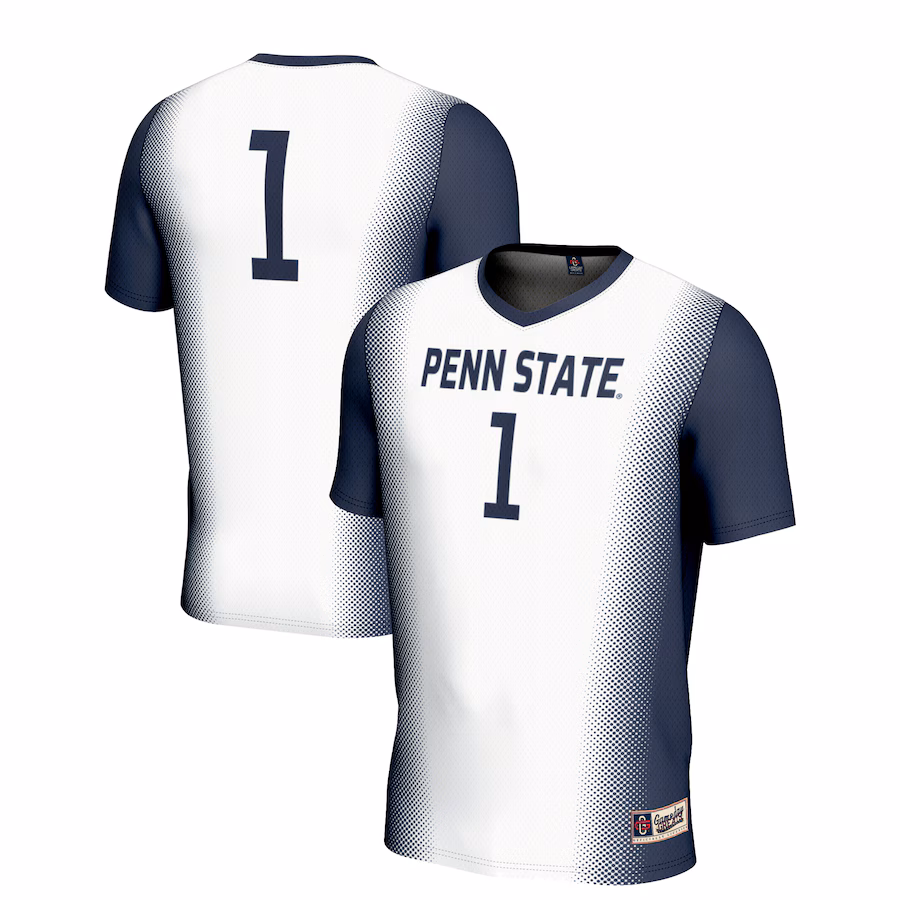 Unisex GameDay Greats #1 White Penn State Nittany Lions  Lightweight Women's Soccer Jersey