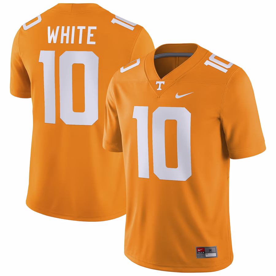Squirrel White Tennessee Volunteers Nike Player Game Jersey - Tennessee Orange