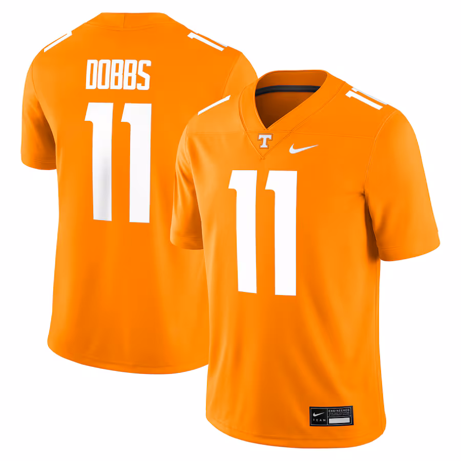 Men's Nike Joshua Dobbs Tennessee Orange Tennessee Volunteers Player Game Jersey
