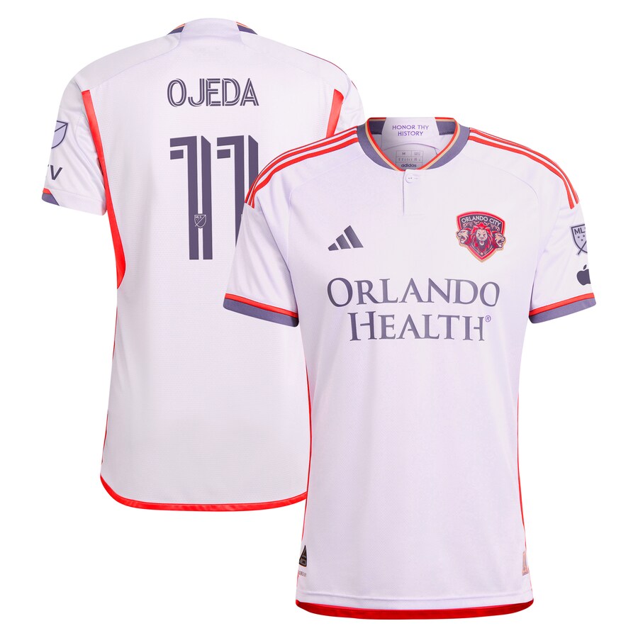 Men's Orlando City SC Mart��n Ojeda adidas Purple 2024 Legacy Kit Authentic Player Jersey