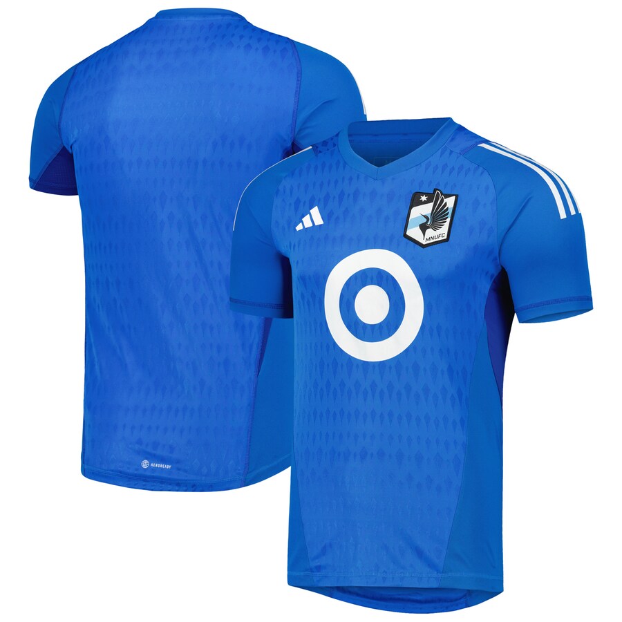 Men's Minnesota United FC adidas Blue 2023 Replica Goalkeeper Jersey