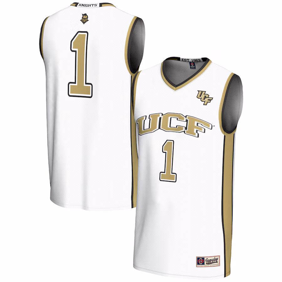 Unisex GameDay Greats #1 White UCF Knights Lightweight Basketball Jersey
