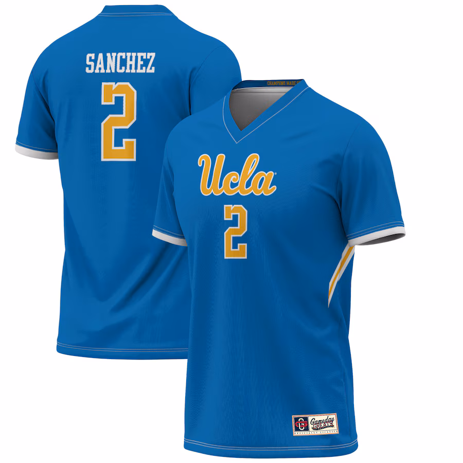 Men's GameDay Greats Ashley Sanchez Blue UCLA Bruins Lightweight Alumni Soccer Jersey