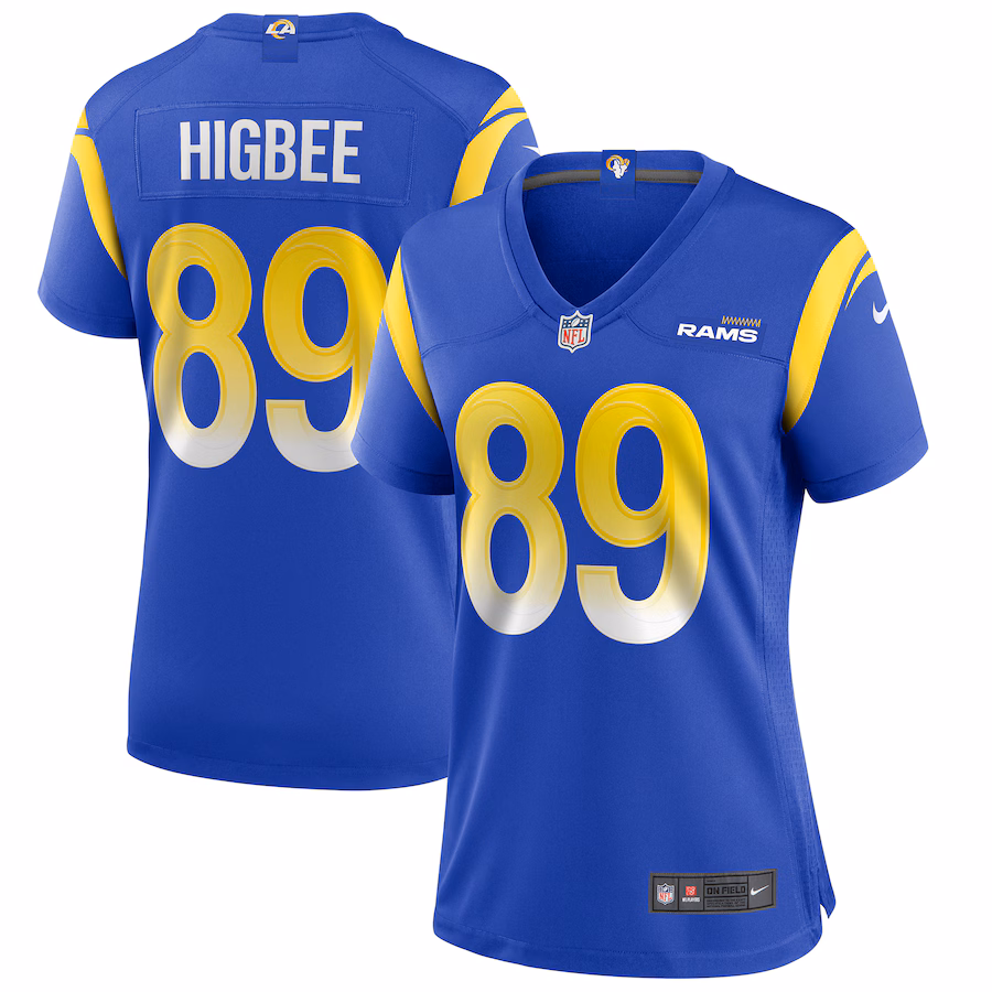 Women's Los Angeles Rams Tyler Higbee Nike Royal Game Player Jersey
