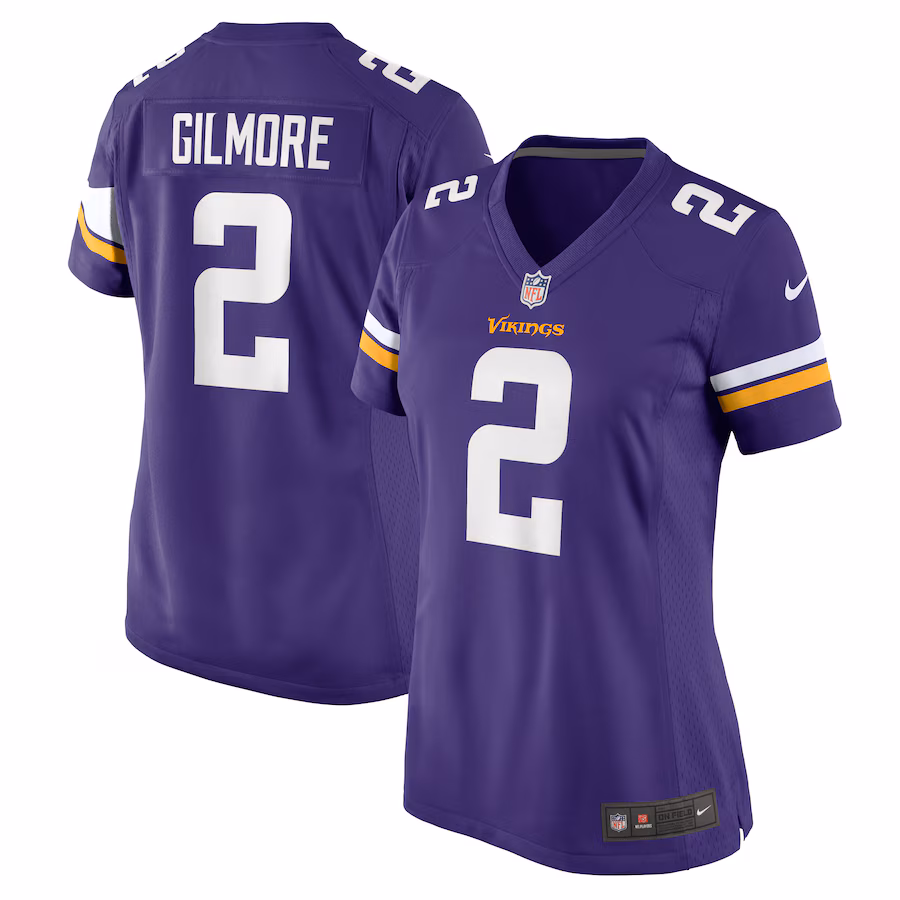 Women's Minnesota Vikings Stephon Gilmore Nike Purple Game Jersey