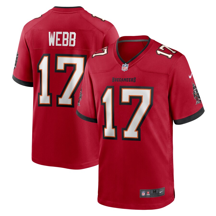 Men's Tampa Bay Buccaneers Raleigh Webb Nike Red Game Jersey