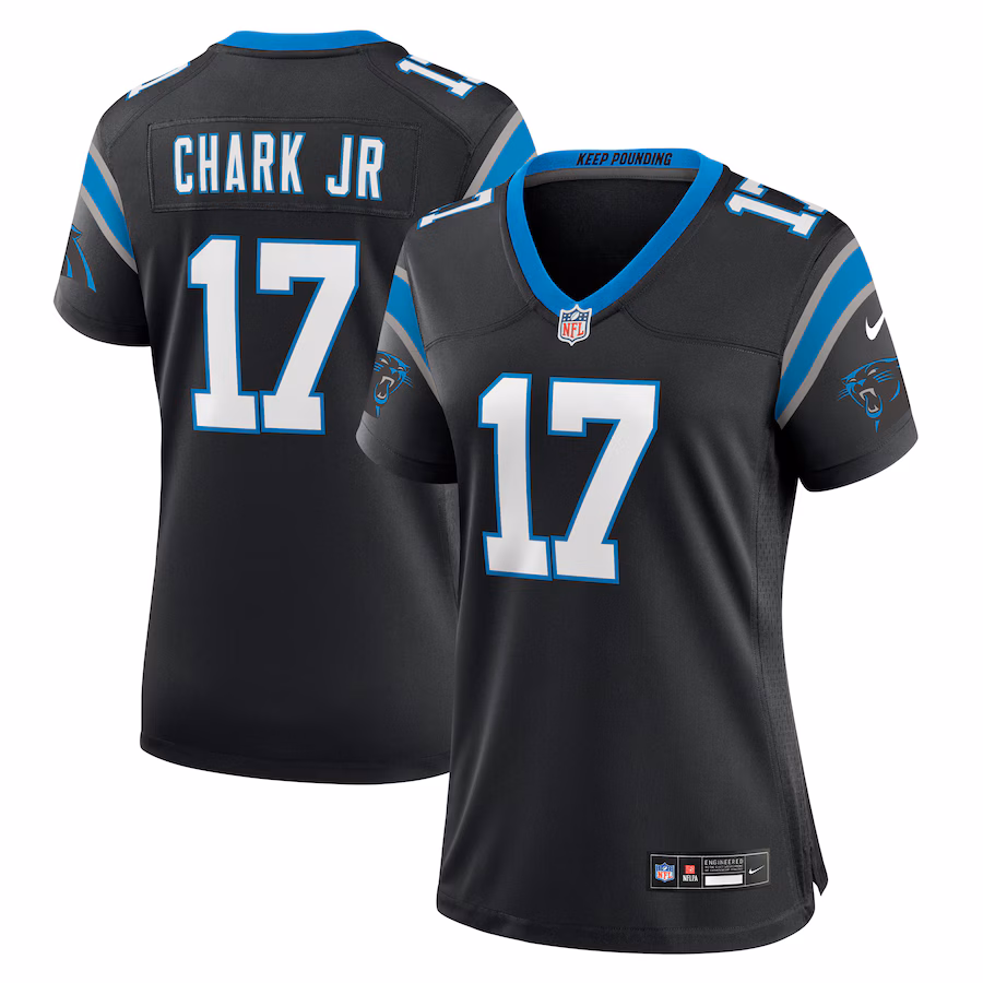 Women's Carolina Panthers DJ Chark Jr. Nike Black Game Jersey