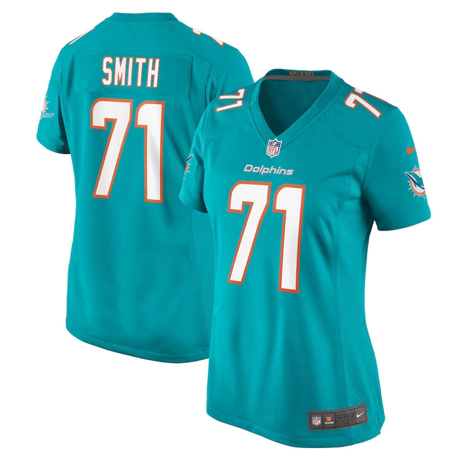 Women's Miami Dolphins Kion Smith Nike Aqua Game Jersey