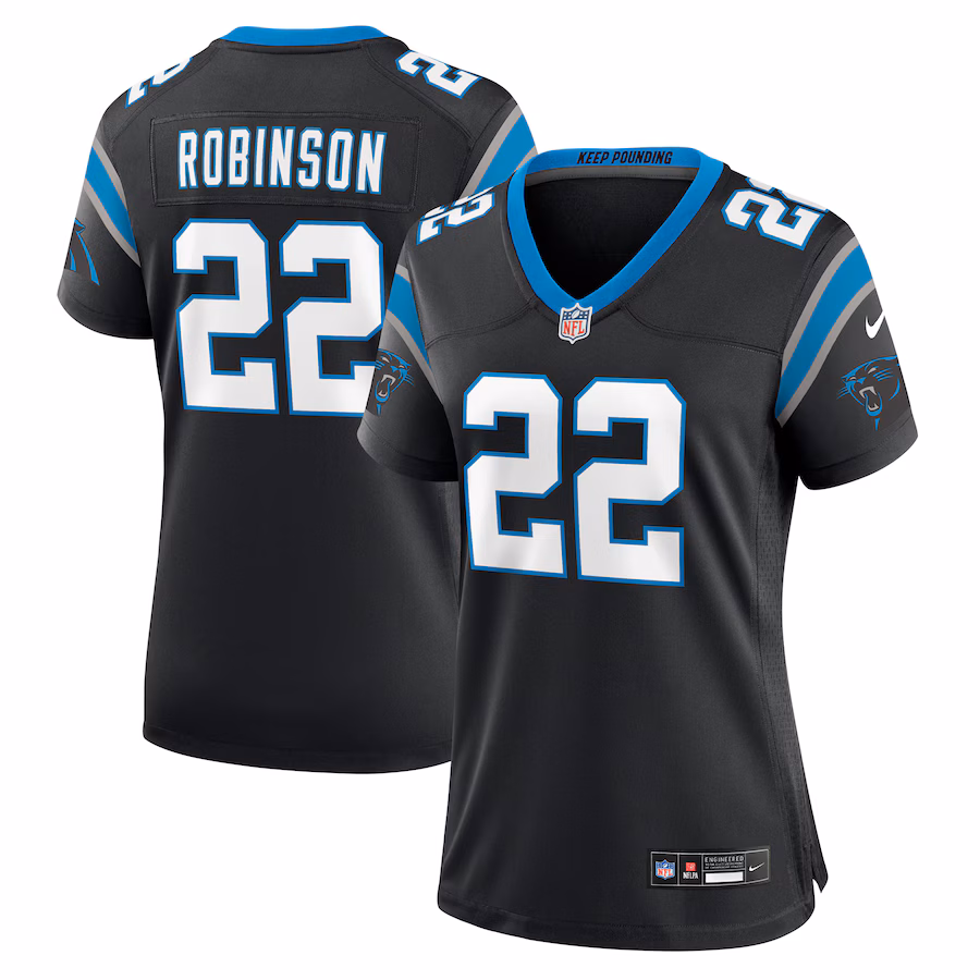 Women's Carolina Panthers Jammie Robinson Nike Black Game Jersey