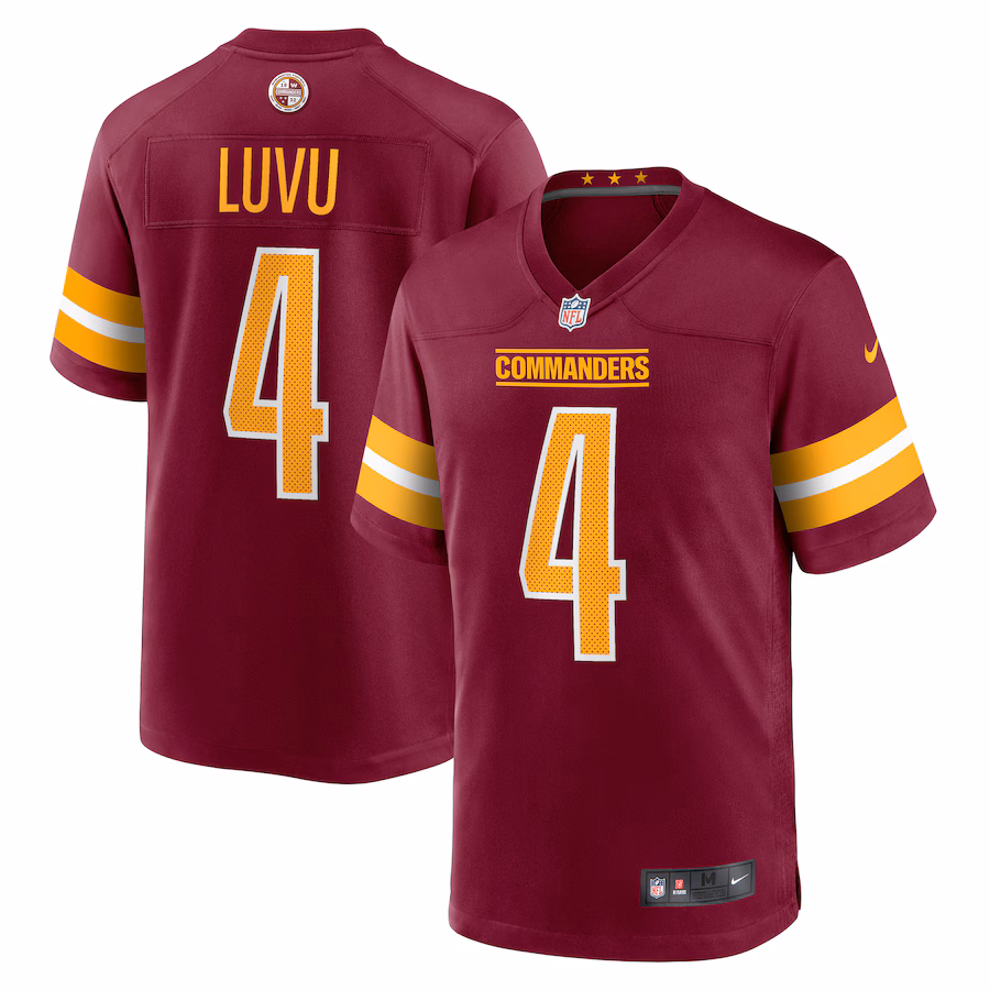 Men's Washington Commanders Frankie Luvu Nike  Burgundy  Game Jersey