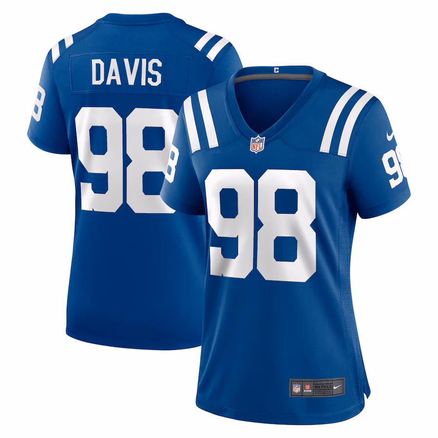 Women's Indianapolis Colts Raekwon Davis Nike  Royal Game Jersey