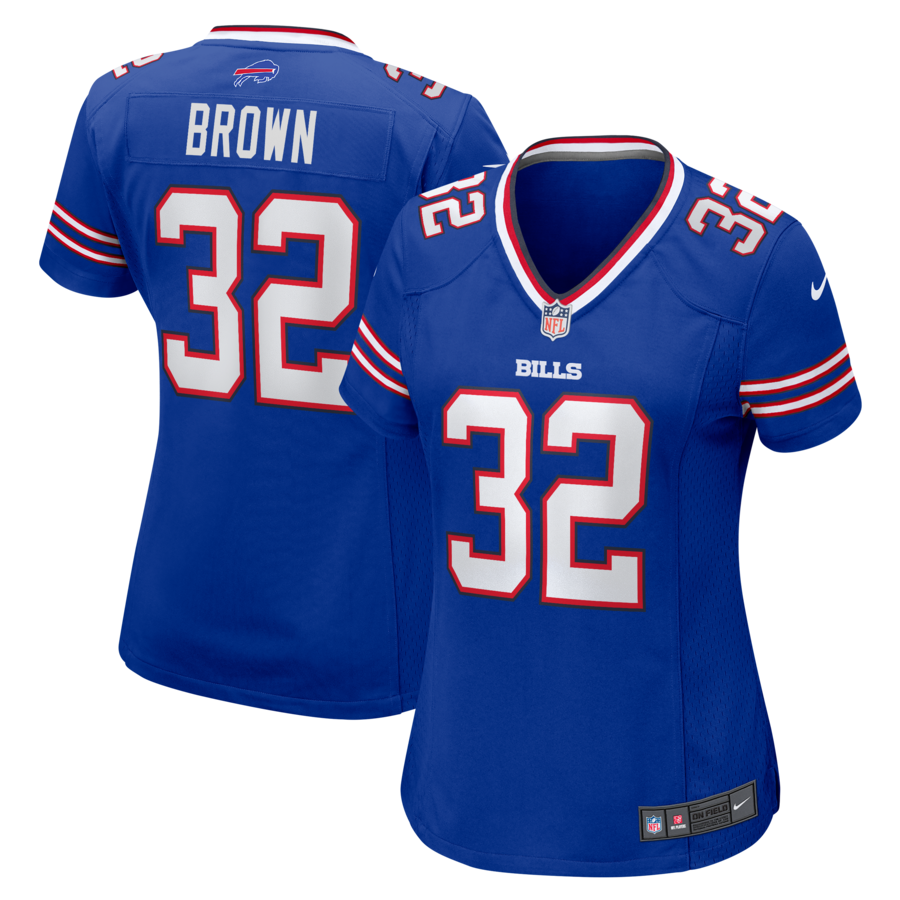 Women's Buffalo Bills Kyron Brown Nike Royal Game Jersey
