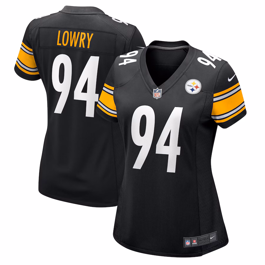 Women's Pittsburgh Steelers Dean Lowry Nike Black Game Jersey