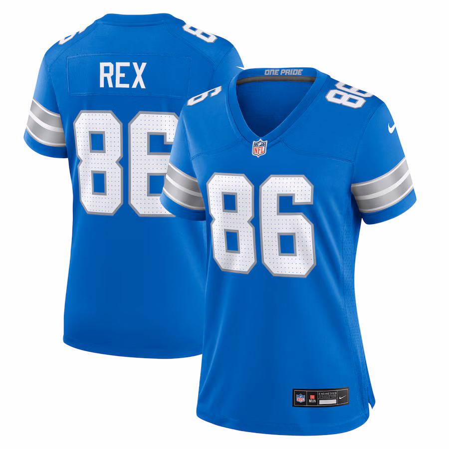 Women's Detroit Lions Isaac Rex Nike Blue Game Jersey