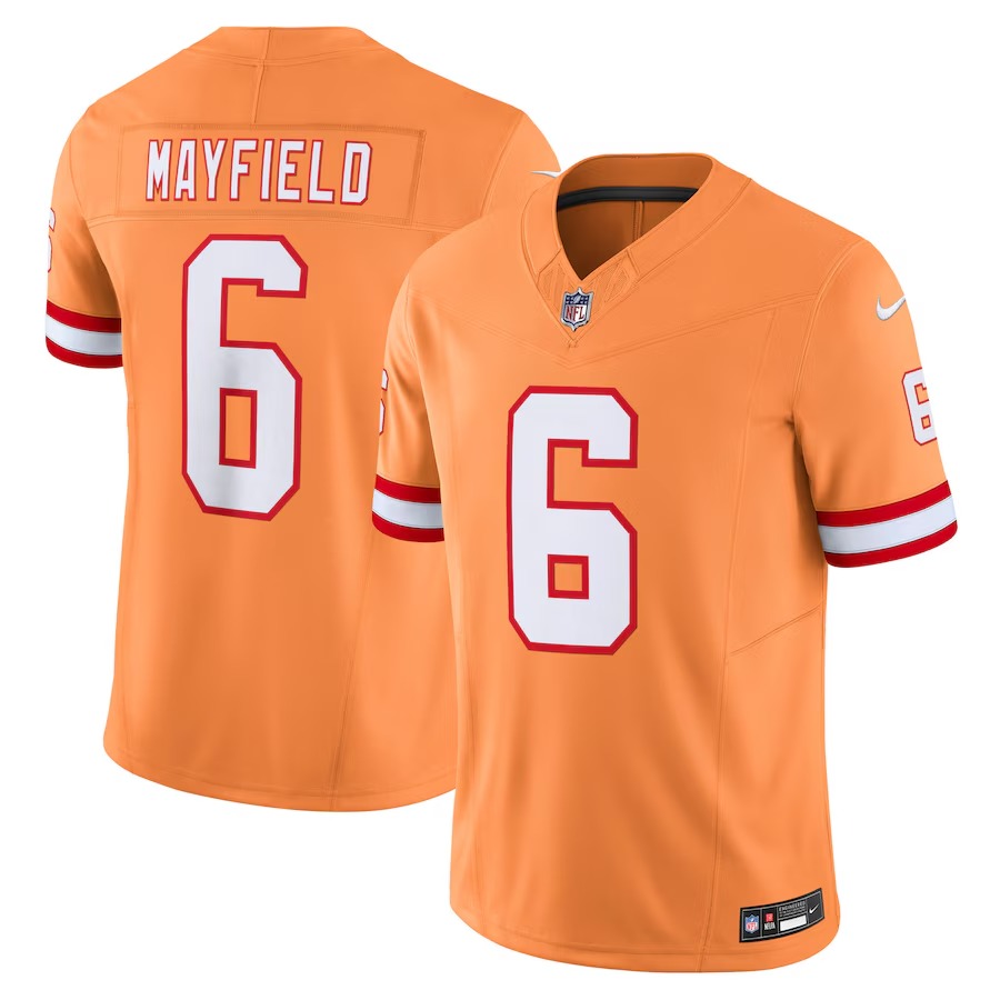 Men's Tampa Bay Buccaneers Baker Mayfield Nike Orange 2nd Alternate Vapor F.U.S.E. Limited Jersey
