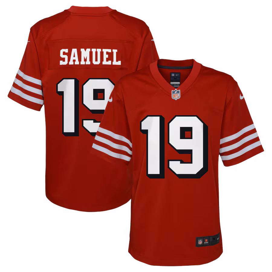 Youth San Francisco 49ers Deebo Samuel Nike Scarlet Game Jersey