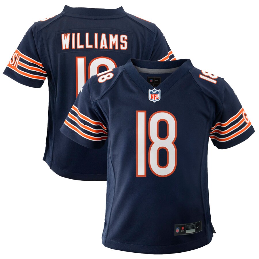 Youth Chicago Bears Caleb Williams Nike Navy Game Jersey