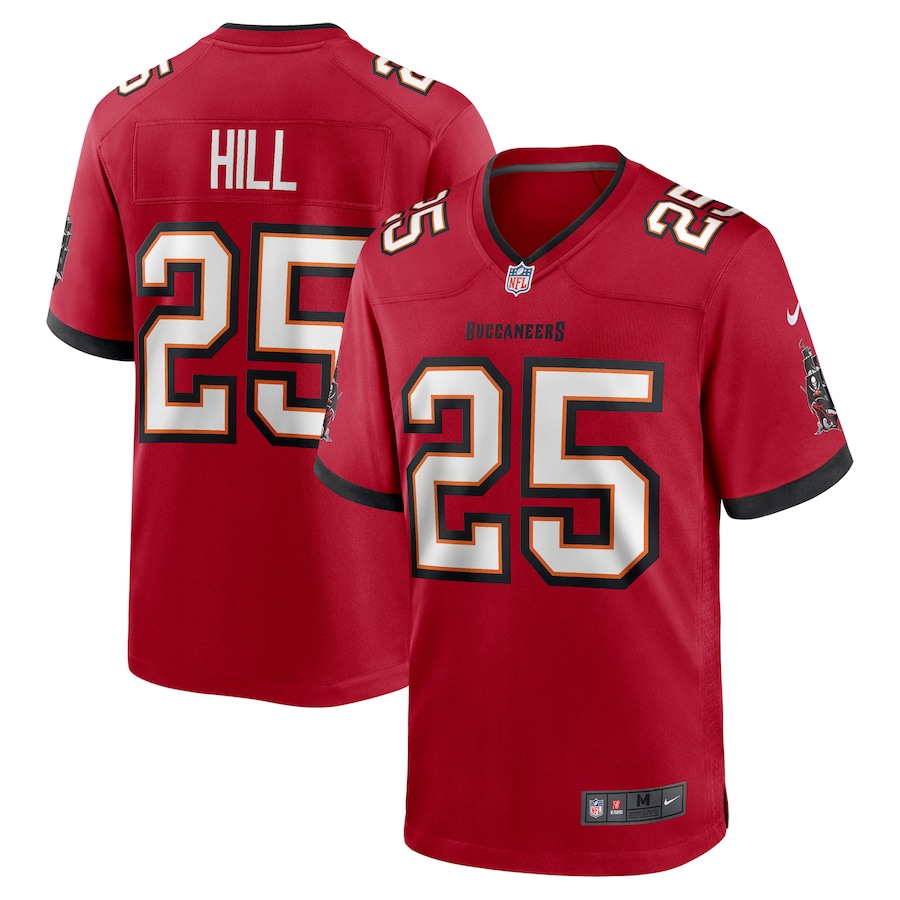 Men's Tampa Bay Buccaneers Troy Hill Nike Red Game Jersey
