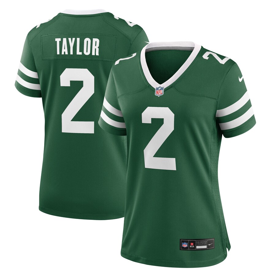 Women's New York Jets Tyrod Taylor Nike Legacy Green Team Game Jersey