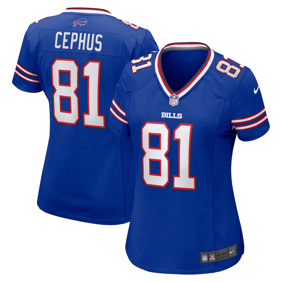 Women's Buffalo Bills Quintez Cephus Nike Royal Team Game Jersey