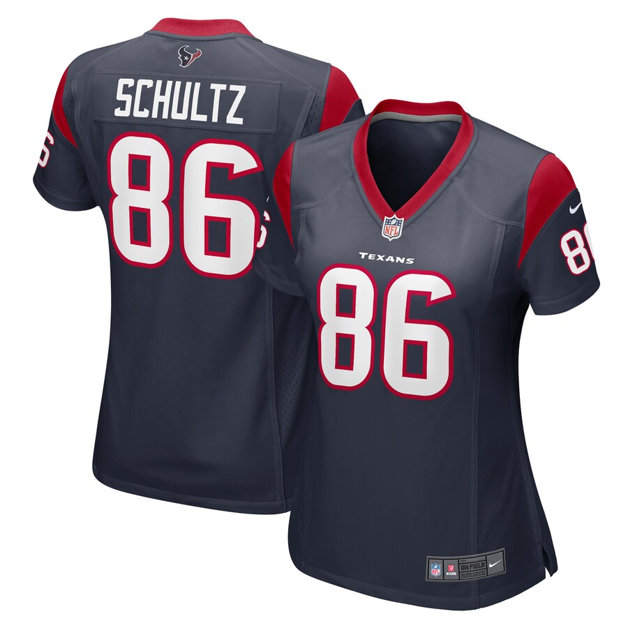 Women's Houston Texans Dalton Schultz Nike Navy Team Game Jersey
