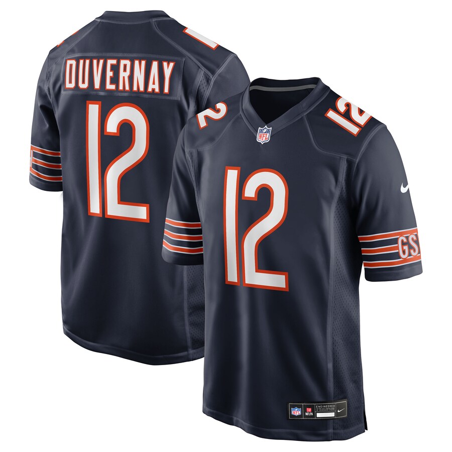 Men's Chicago Bears Devin Duvernay Nike Navy Team Game Jersey