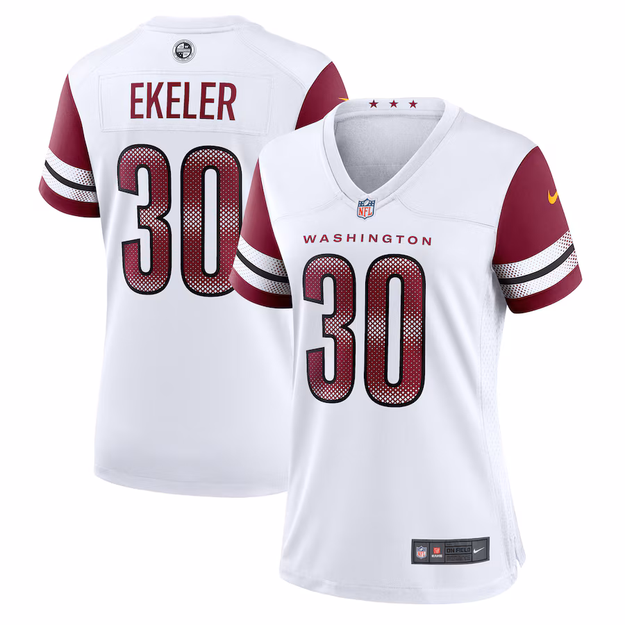 Women's Washington Commanders Austin Ekeler Nike  White Game Jersey