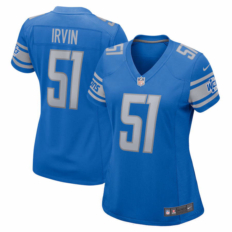 Women's Detroit Lions Bruce Irvin Nike  Blue  Game Jersey