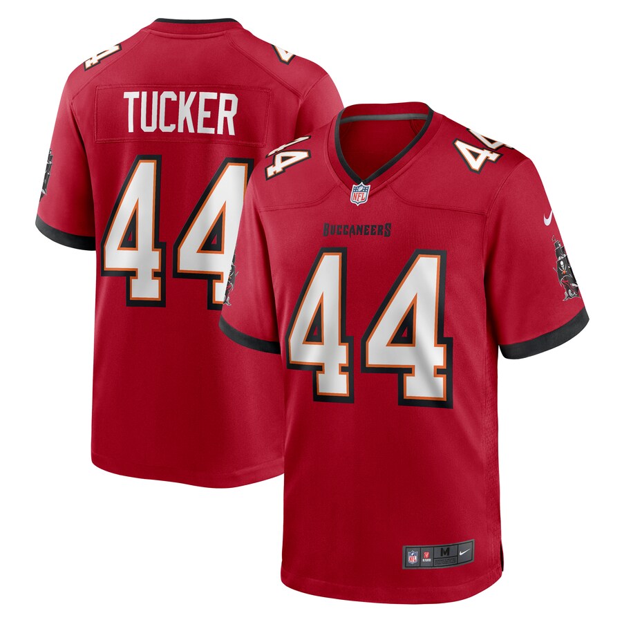 Men's Tampa Bay Buccaneers Sean Tucker Nike Red Game Jersey