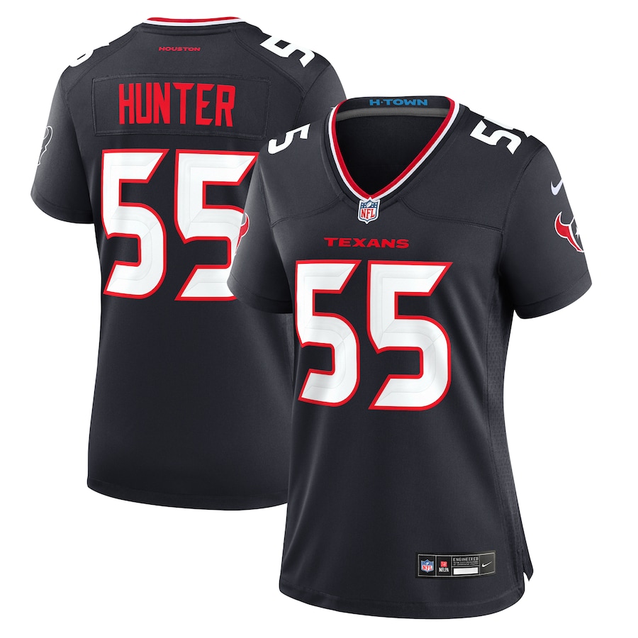 Women's Houston Texans Danielle Hunter Nike Navy Team Game Jersey