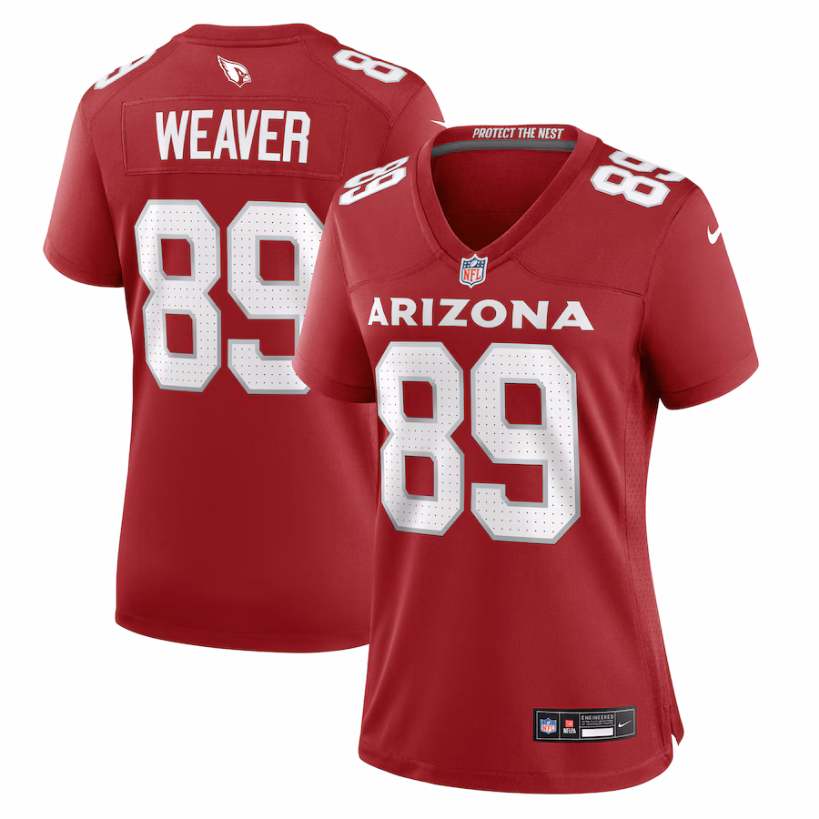Women's Arizona Cardinals Xavier Weaver Nike Cardinal Game Jersey