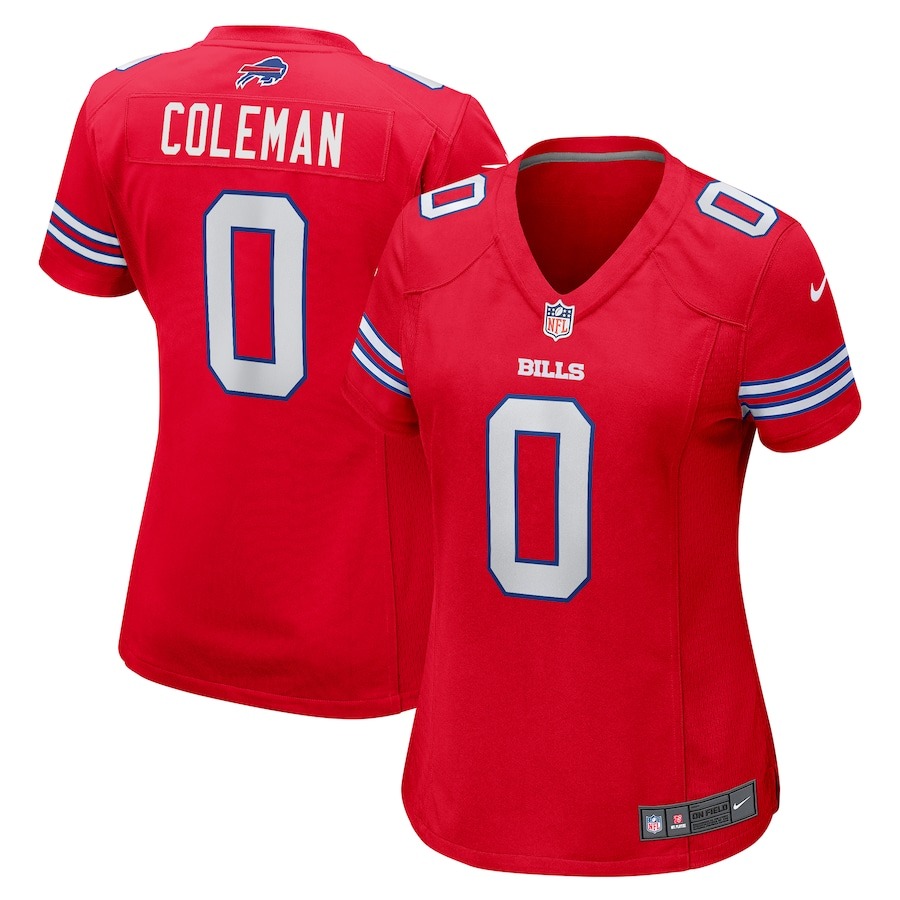Women's Buffalo Bills Keon Coleman Nike Red Alternate Game Jersey