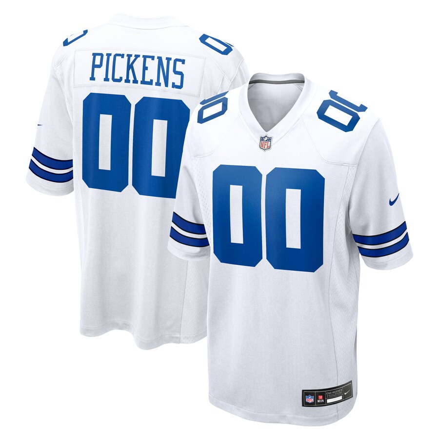 Men's Dallas Cowboys George Pickens Nike White Game Jersey