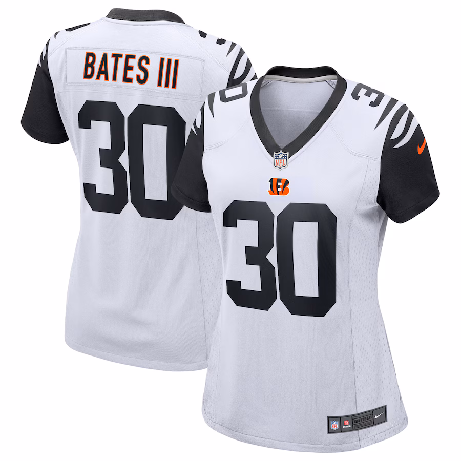 Women's Cincinnati Bengals Jessie Bates III Nike White Player Jersey