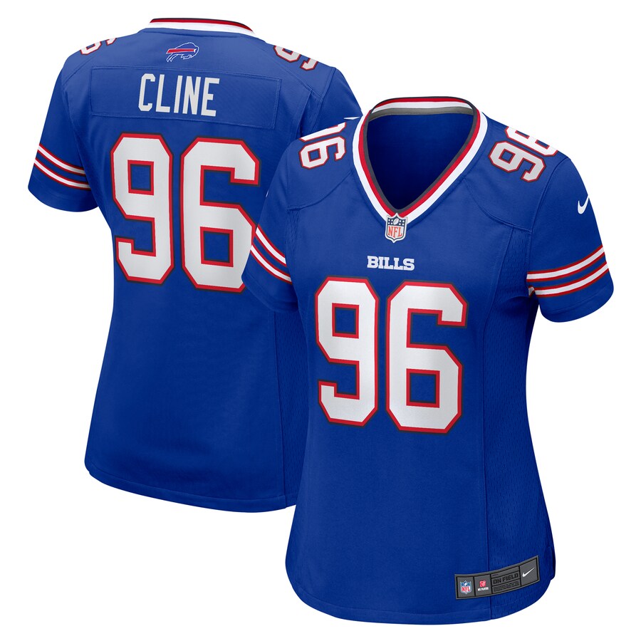 Women's Buffalo Bills Kameron Cline Nike Royal Team Game Jersey