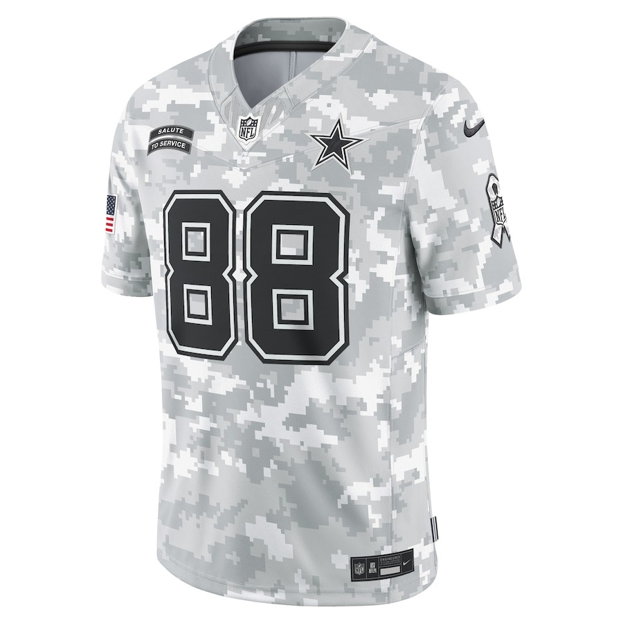 Men's Dallas Cowboys CeeDee Lamb Nike Arctic Camo 2024 Salute to Service Limited Jersey